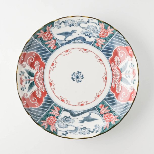 Edokko Dinosaur Good Fortune Dragon Large Plate