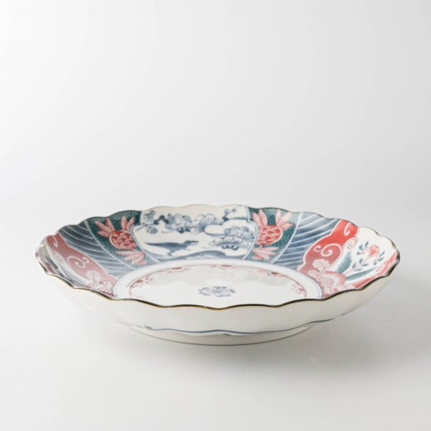 Edokko Dinosaur Good Fortune Dragon Large Plate