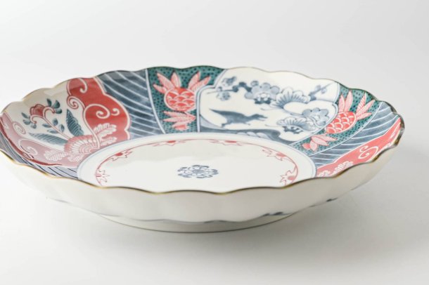 Edokko Dinosaur Good Fortune Dragon Large Plate