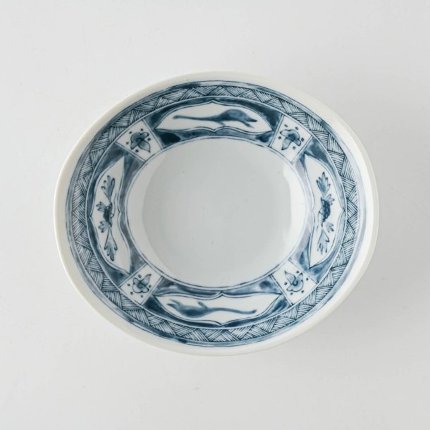 Edokko Dinosaur Water Dragon Oval Small Bowl