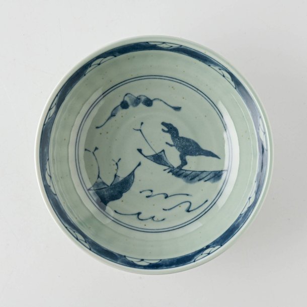 Edokko Dinosaur Ribbed Dragon Medium Bowl