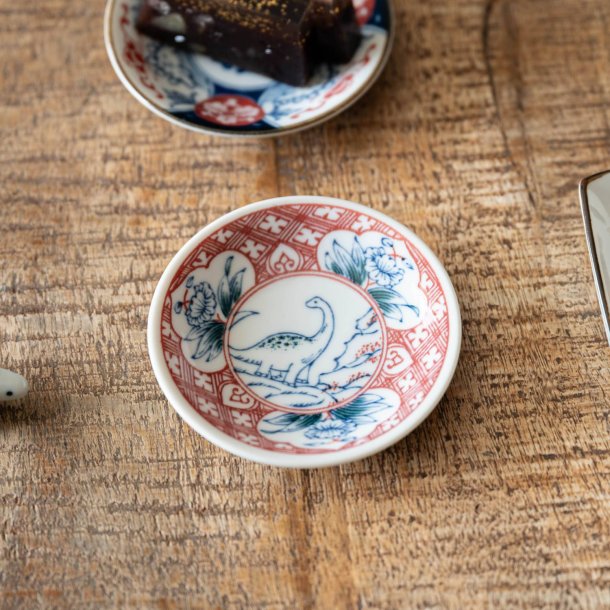 Edokko Dinosaur Hanaryu Small Plate