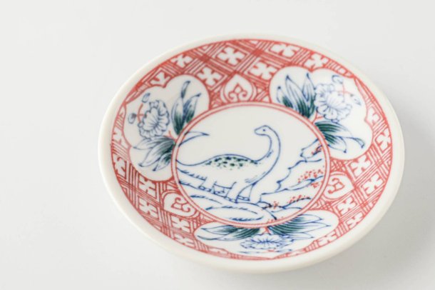 Edokko Dinosaur Hanaryu Small Plate