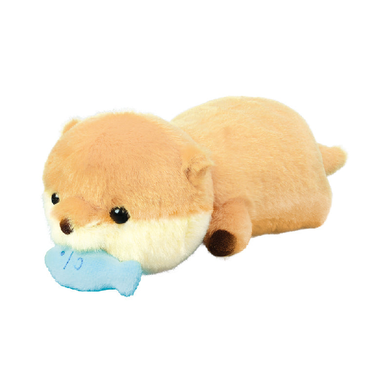 Plush Hungry Otter Beige