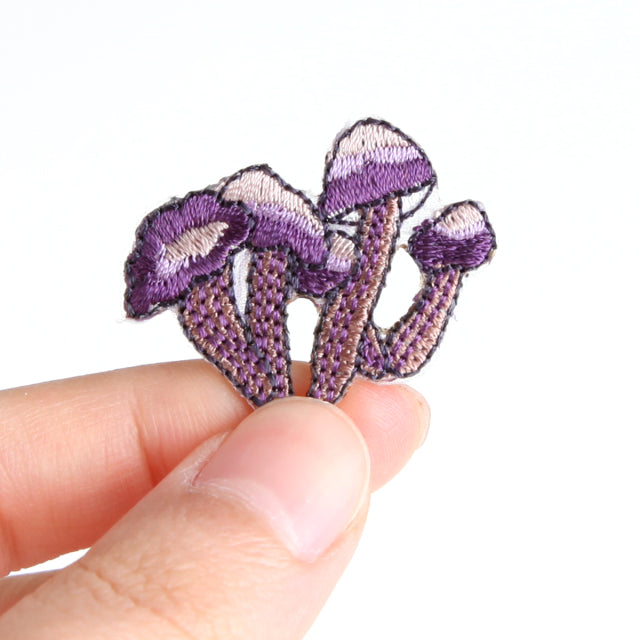 Iron-on Patch Mushroom Yabushimeji Mushroom