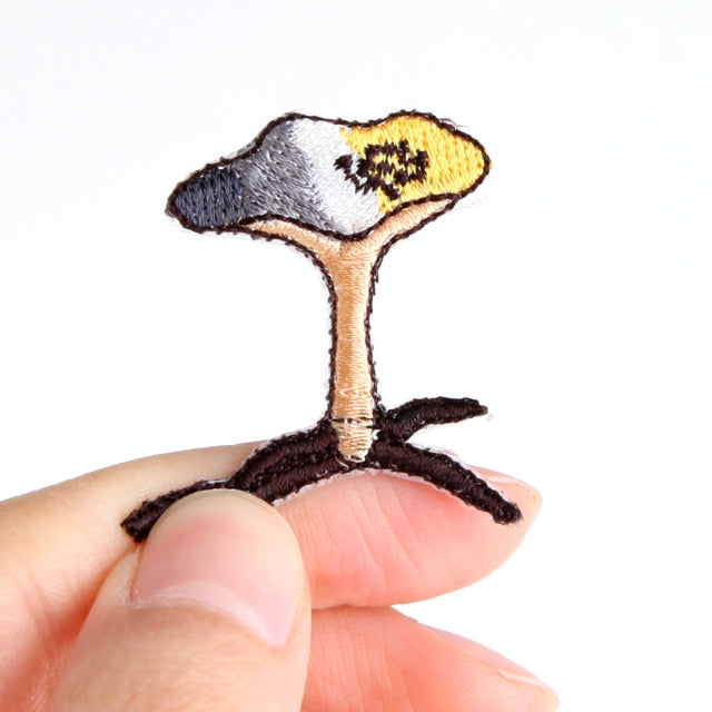 Iron-on Patch Mushroom Kashitake Mushroom