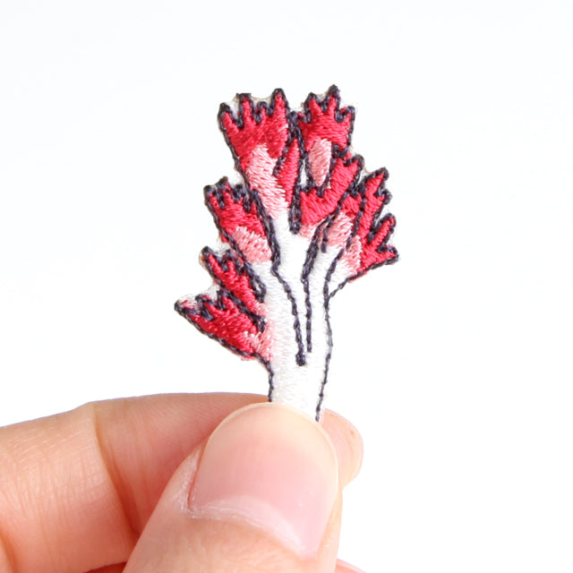 Iron-on Patch Mushroom Hokitake Mushroom