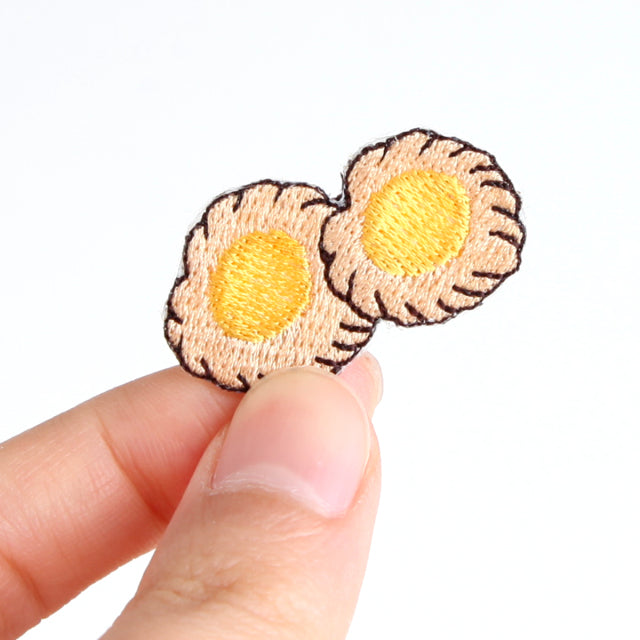Iron-on Patch Mushroom Yamabushitake Mushroom