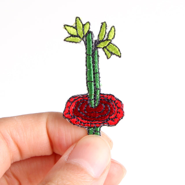 Iron-on Patch Mushroom Mannentake Mushroom