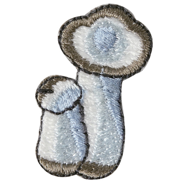 Iron-on Patch Mushroom Motofutoiguchi Mushroom