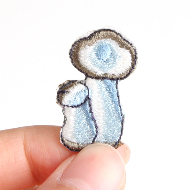 Iron-on Patch Mushroom Motofutoiguchi Mushroom