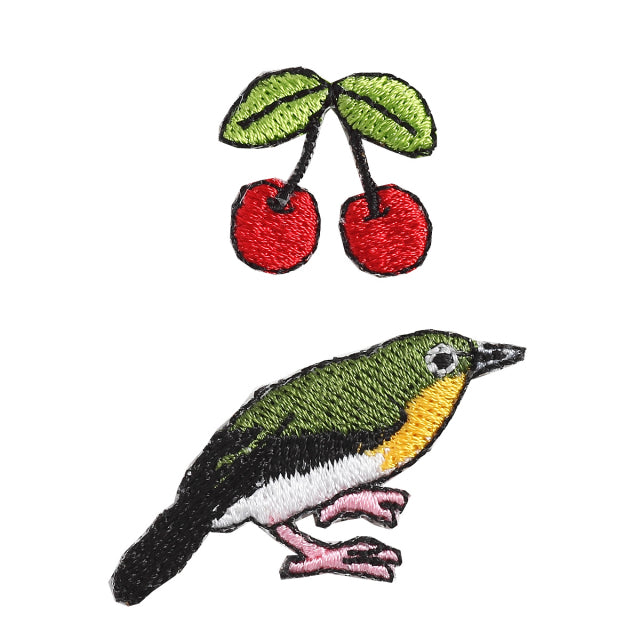 Iron-on Patch Bird White-eye