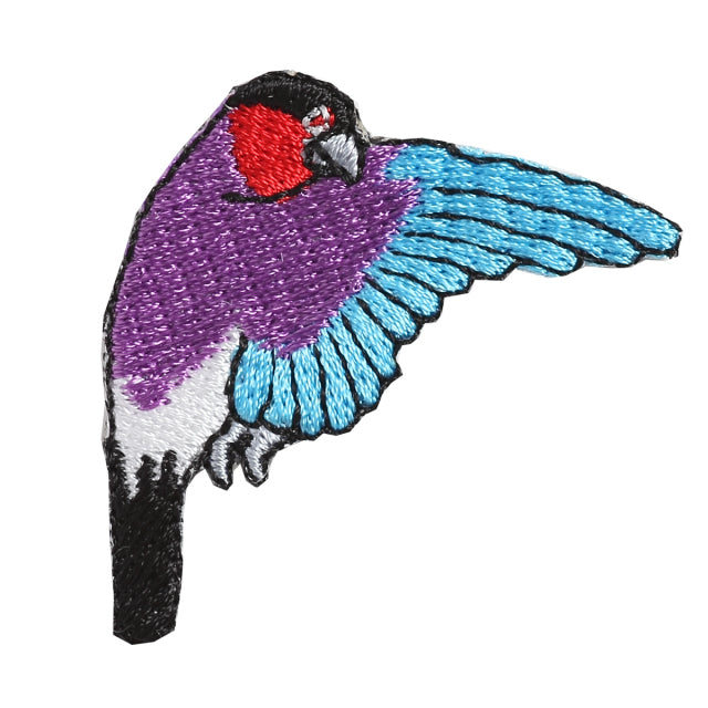 Iron-on Patch Bird Bullfinch
