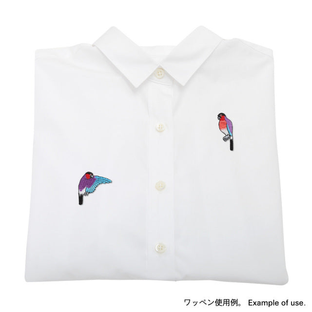Iron-on Patch Bird Bullfinch