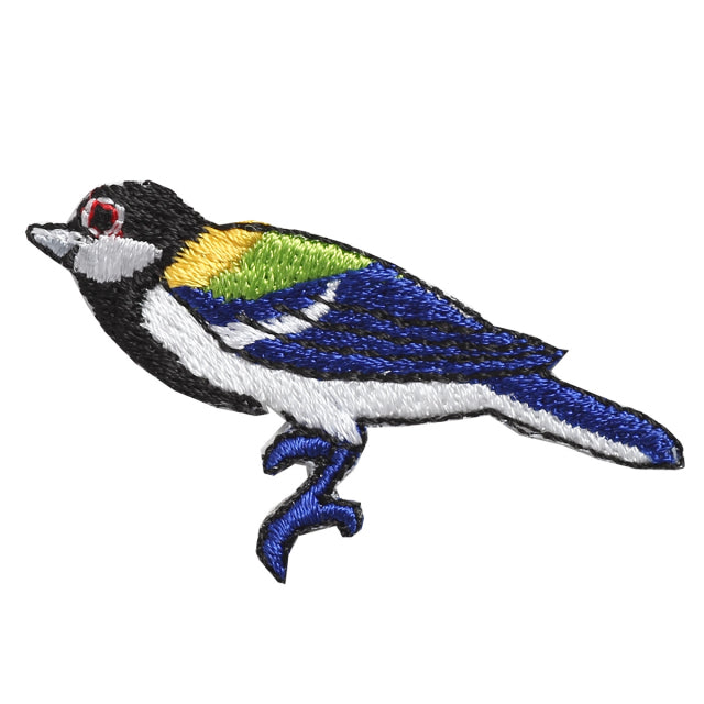 Iron-on Patch Bird Oriental Tit