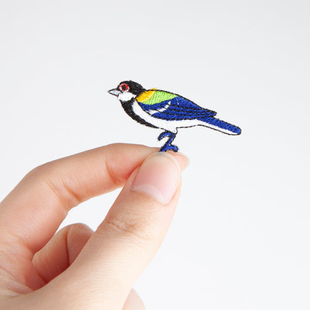 Iron-on Patch Bird Oriental Tit