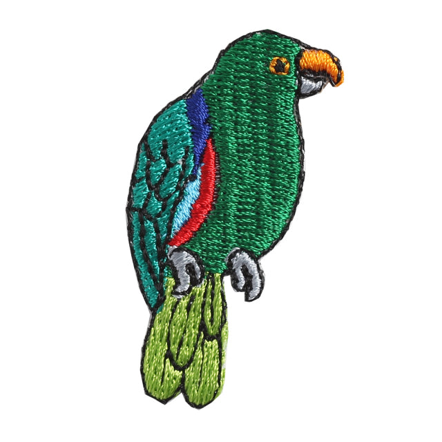 Iron-on Patch Bird Parakeet