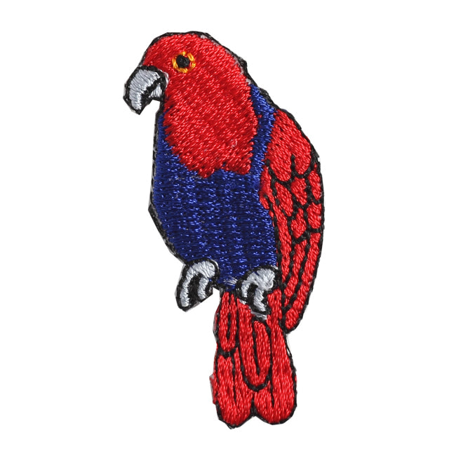 Iron-on Patch Bird Parakeet