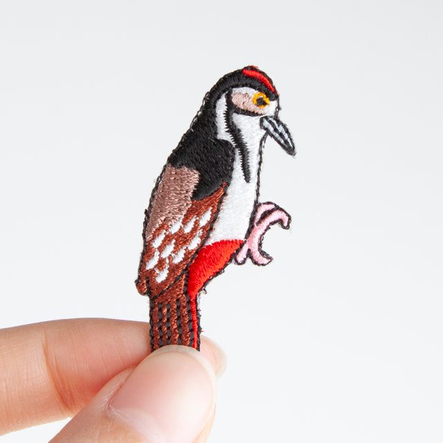 Iron-on Patch Bird Woodpecker
