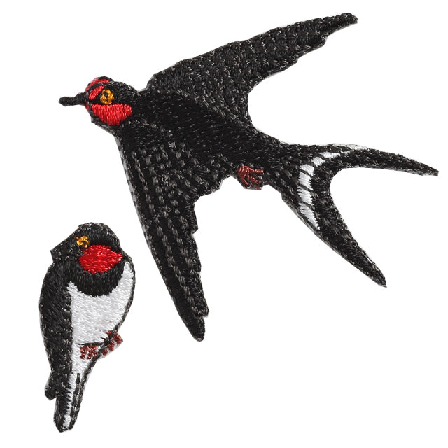 Iron-on Patch Bird Swallow