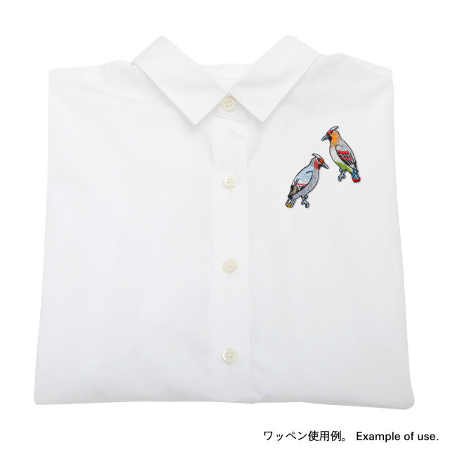 Iron-on Patch Bird Waxwing