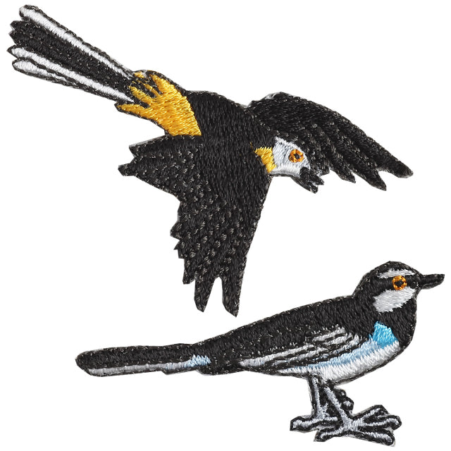 Iron-on Patch Bird Wagtail