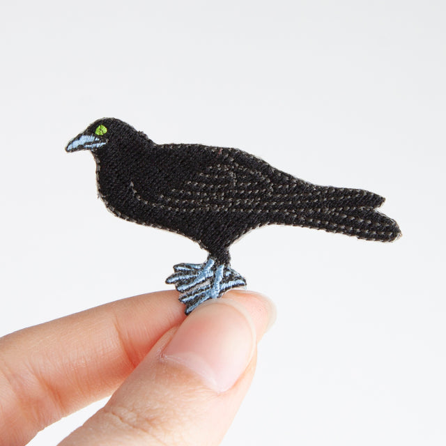Iron-on Patch Bird Carrion Crow