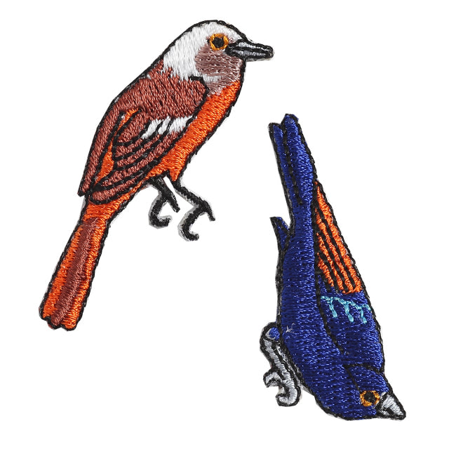 Iron-on Patch Bird Flycatcher