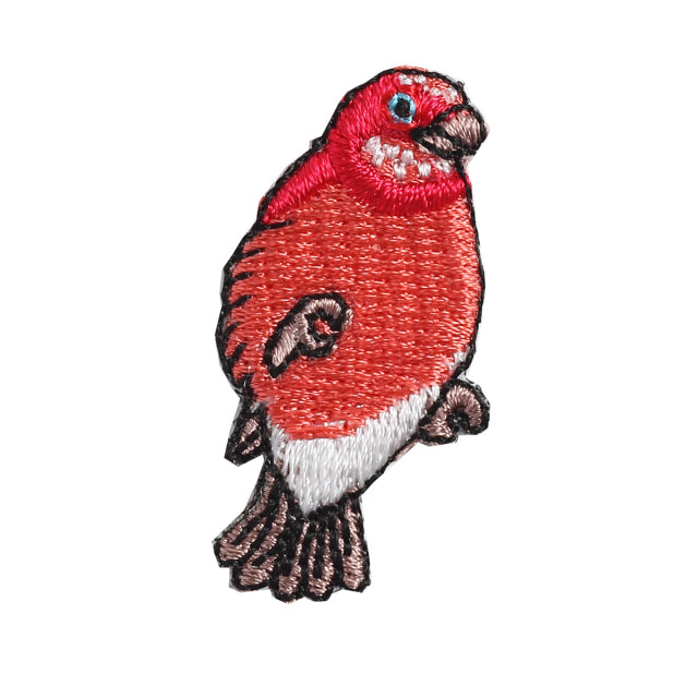 Iron-on Patch Bird Pallas's Rosefinch