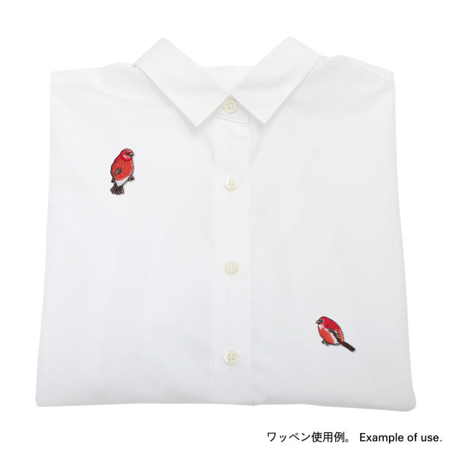 Iron-on Patch Bird Pallas's Rosefinch