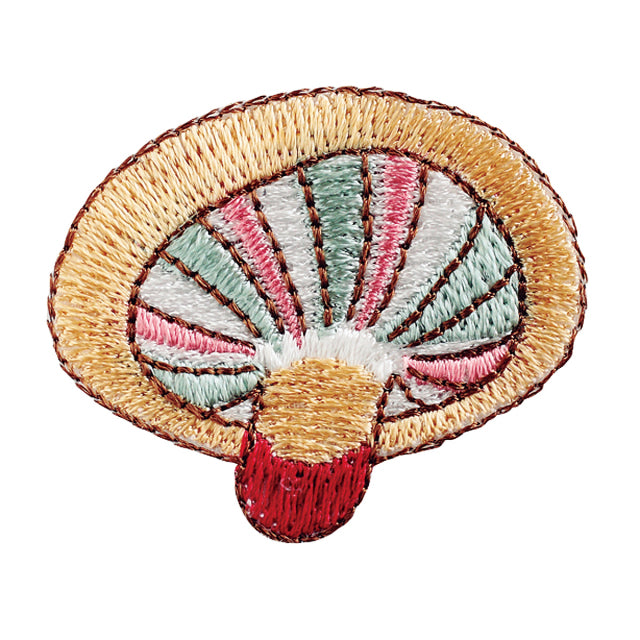 Iron-on Patch Mushroom Hatsutake Mushroom