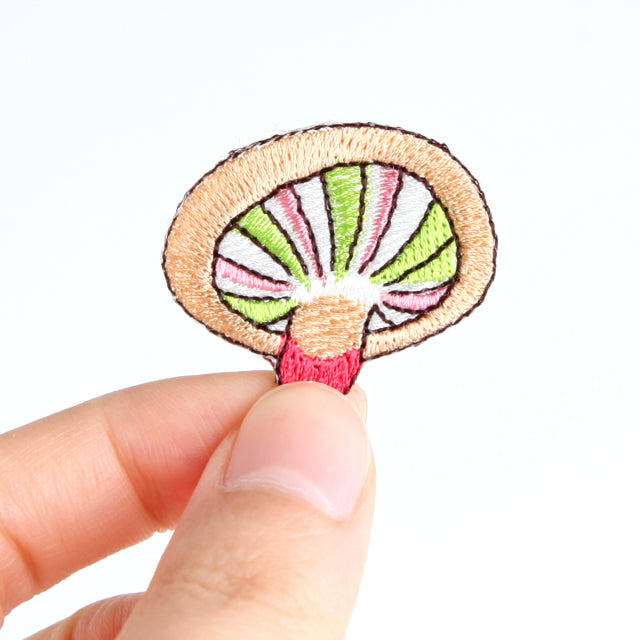 Iron-on Patch Mushroom Hatsutake Mushroom