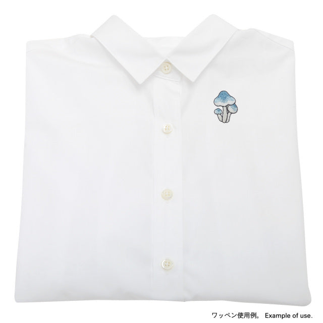 Iron-on Patch Mushroom Aoshimeji Mushroom