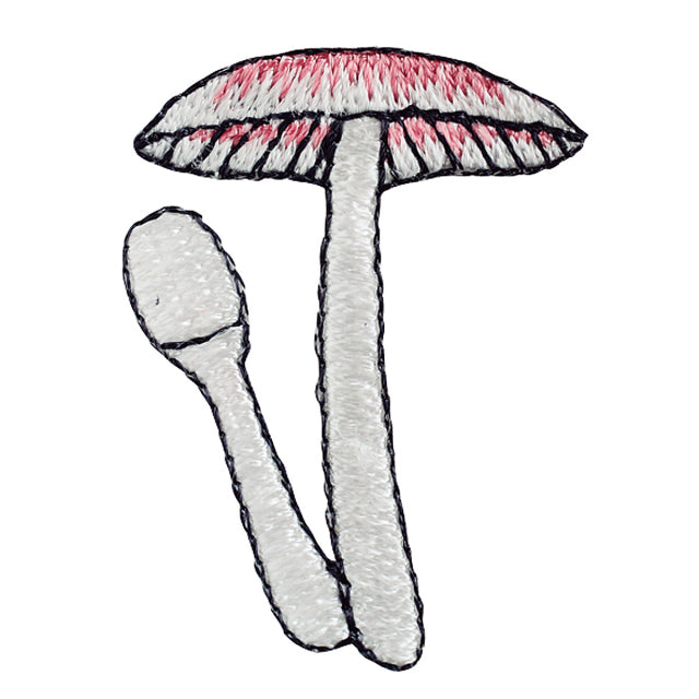 Iron-on Patch Mushroom Tsurutake Mushroom