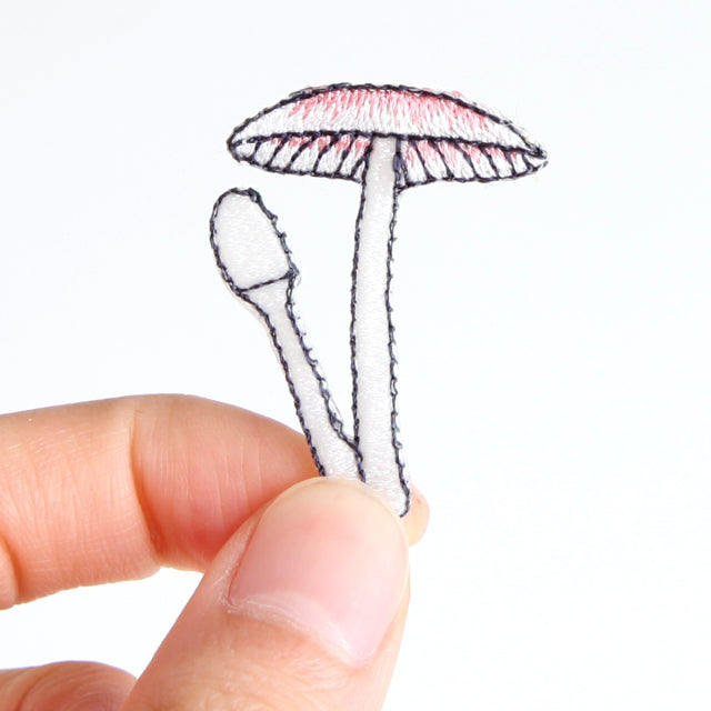 Iron-on Patch Mushroom Tsurutake Mushroom