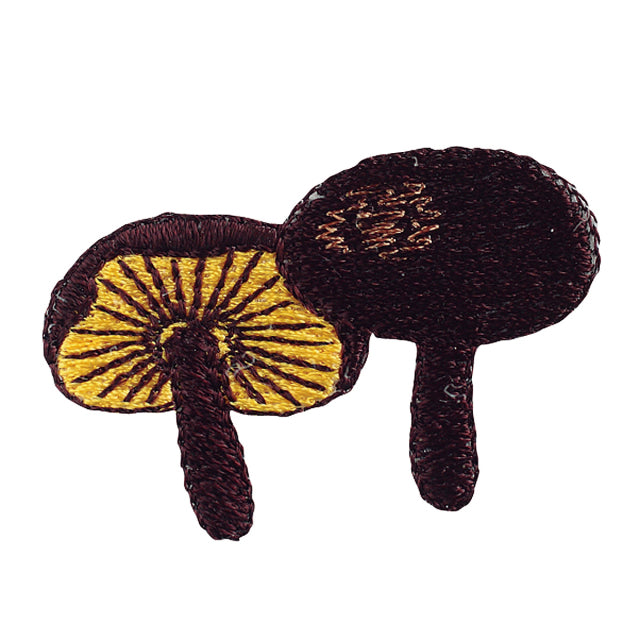 Iron-on Patch Mushroom Shiitake Mushroom