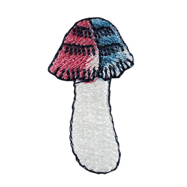 Iron-on Patch Mushroom Dokutake Mushroom
