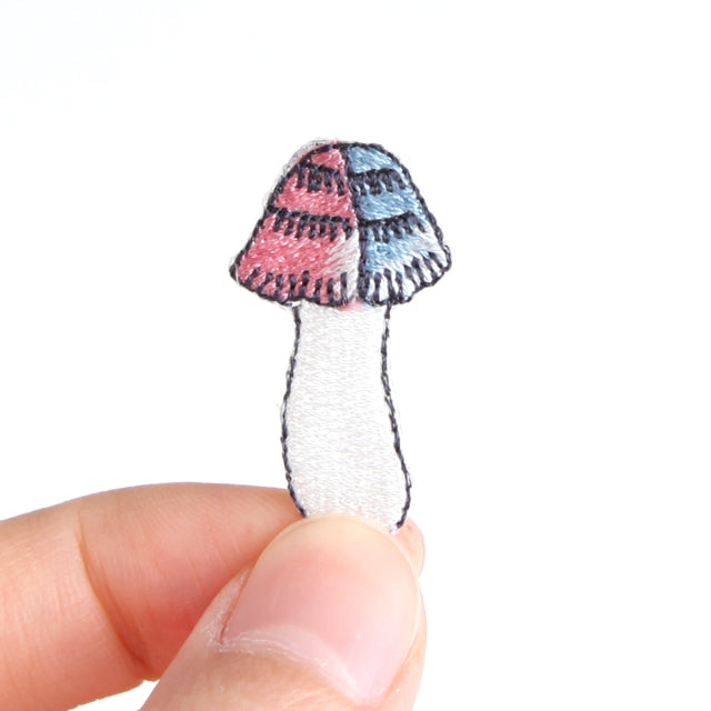 Iron-on Patch Mushroom Dokutake Mushroom