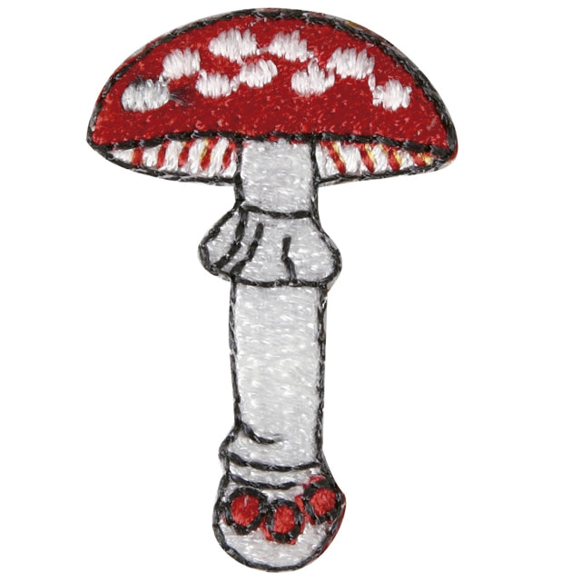 Iron-on Patch Mushroom Benitengutake Mushroom