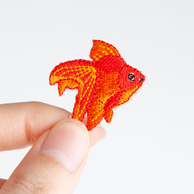 Iron-on Patch Goldfish Ryukin Goldfish