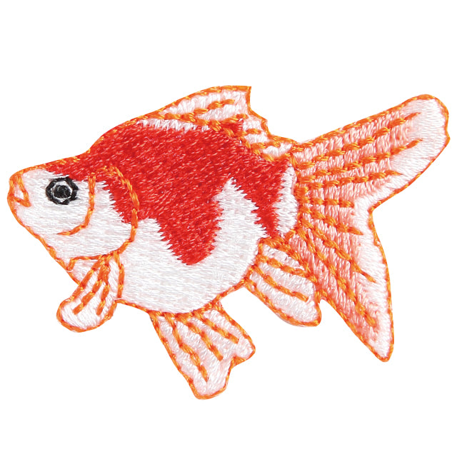 Iron-on Patch Goldfish Tamasaba Goldfish
