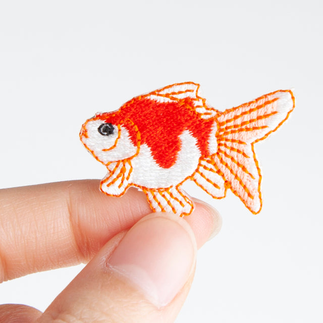 Iron-on Patch Goldfish Tamasaba Goldfish