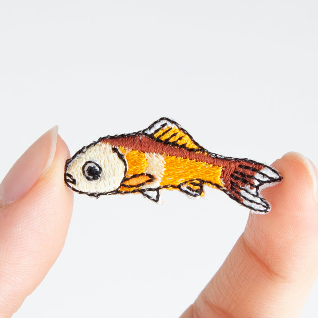 Iron-on Patch Goldfish Common Goldfish