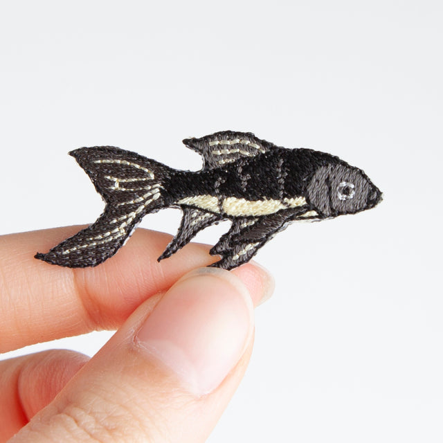 Iron-on Patch Goldfish Tetsugyo the Iron Fish