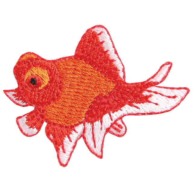 Iron-on Patch Goldfish Telescope