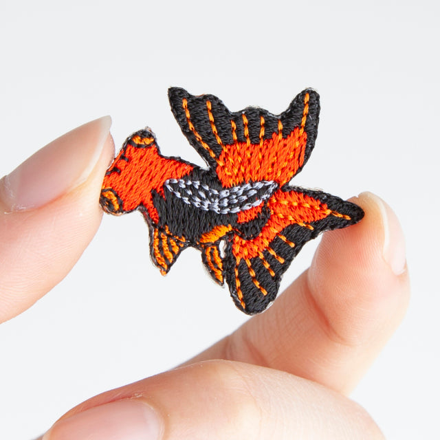 Iron-on Patch Goldfish Butterfly Telescope