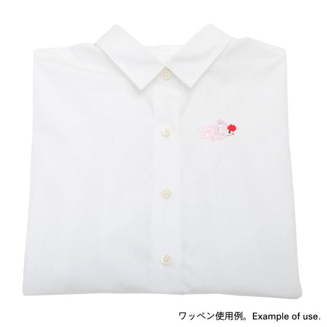 Iron-on Patch Goldfish Redcap Oranda Goldfish