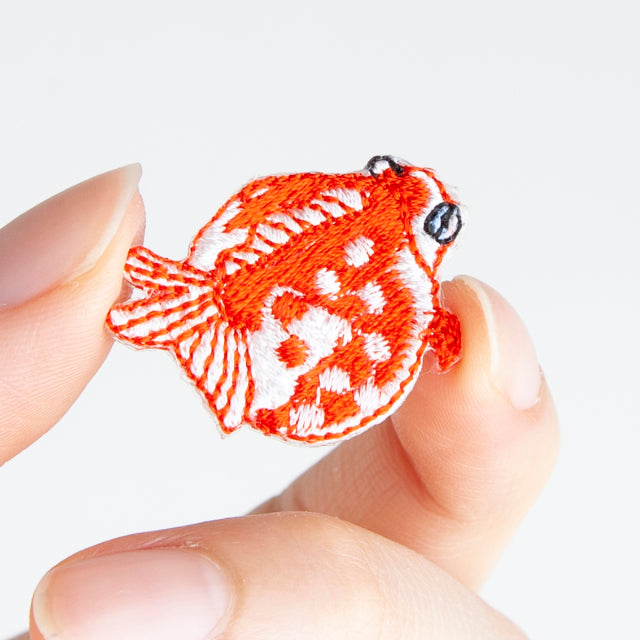 Iron-on Patch Goldfish Pearlscale
