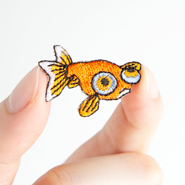Iron-on Patch Goldfish Celestial Eye Goldfish