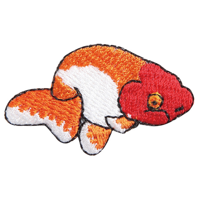 Iron-on Patch Goldfish Ranchu Goldfish